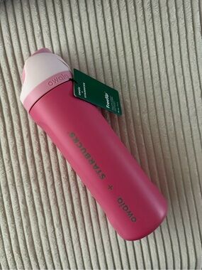 Owala x Starbucks Pink Insulated Water Bottle
